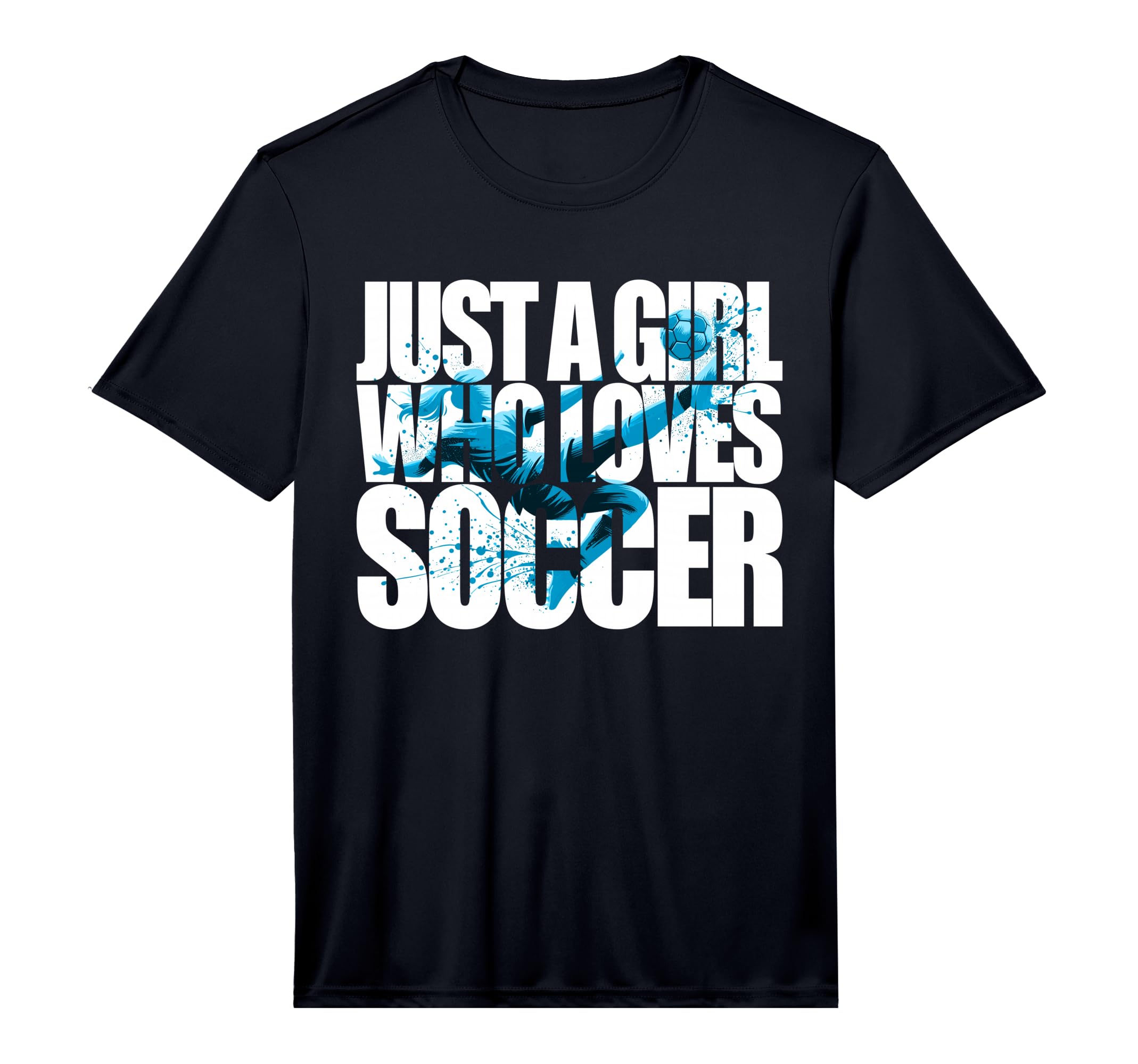 Soccer Teen Just Who Loves Soccer T-Shirt - Minimalist Print Men Women - T-Shirt, Sweatshirt, Hoodie