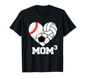Mom Cubed Mom3 Mom Three Baseball T-Shirt - Streetwear Style Unisex - T-Shirt, Sweatshirt, Hoodie