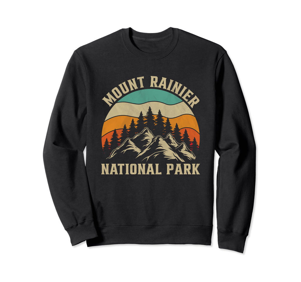 Mount Rainier National Park Sweatshirt - Graphic Print Men Women - T-Shirt, Sweatshirt, Hoodie