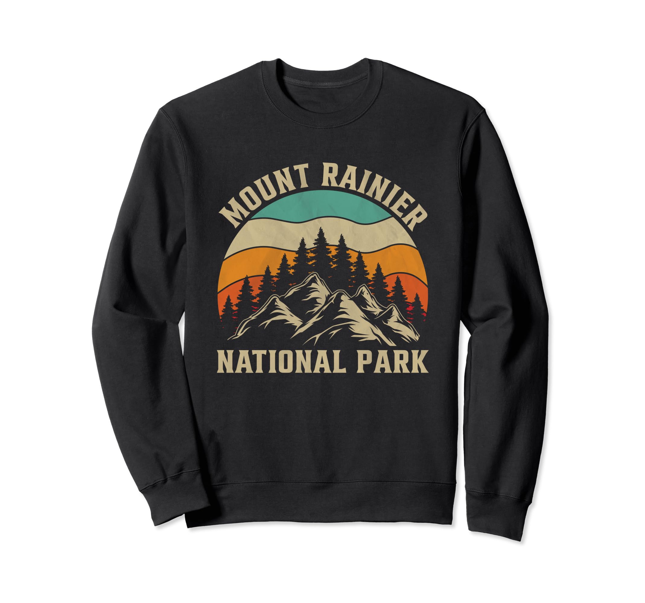 Mount Rainier National Park Sweatshirt - Graphic Print Men Women - T-Shirt, Sweatshirt, Hoodie