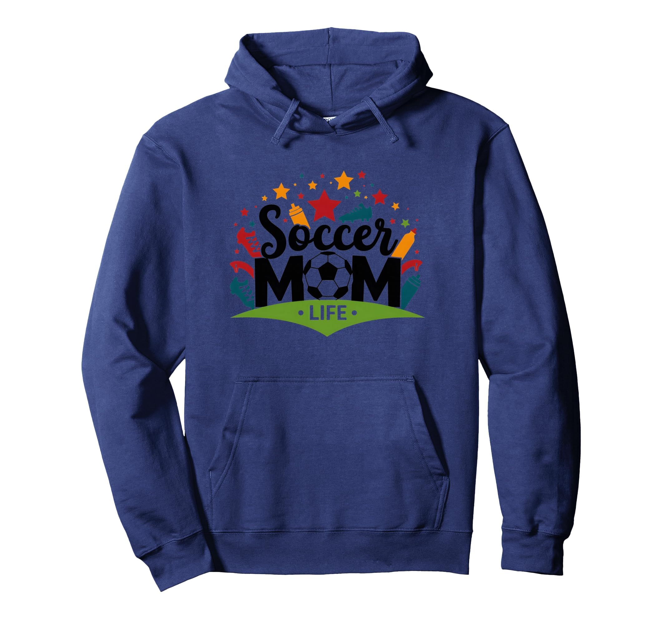 Soccer Mom Life Womens Sports Parent Hoodie - Trendy Graphic Men Women - T-Shirt, Sweatshirt, Hoodie
