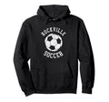 Rockville Soccer Distressed 90S Hoodie - Novelty Apparel Unisex - T-Shirt, Sweatshirt, Hoodie