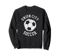 Union City Soccer Distressed 90S Sweatshirt - Fun Novelty Design for Adults - T-Shirt, Sweatshirt, Hoodie