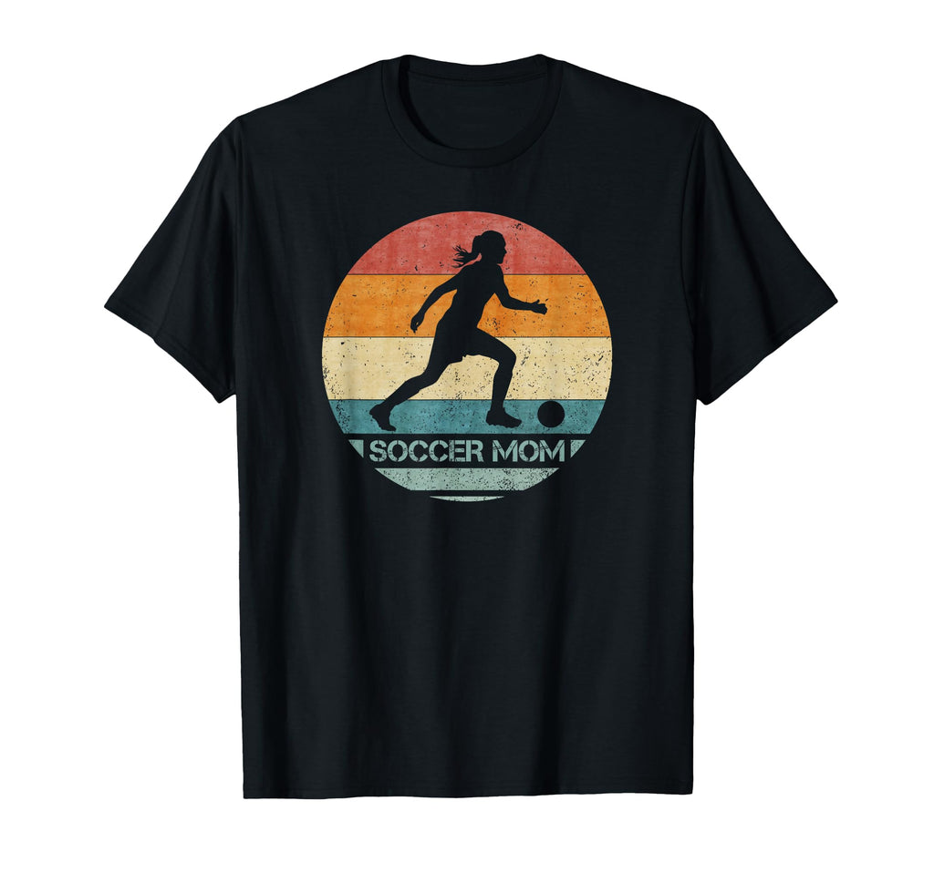 Proud Soccer Mom Football Silhouette T-Shirt - Unique Graphic for Adults - T-Shirt, Sweatshirt, Hoodie