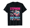 Stepmom Birthday Rolling Skate Bday Family T-Shirt - Trendy Graphic Unisex - T-Shirt, Sweatshirt, Hoodie
