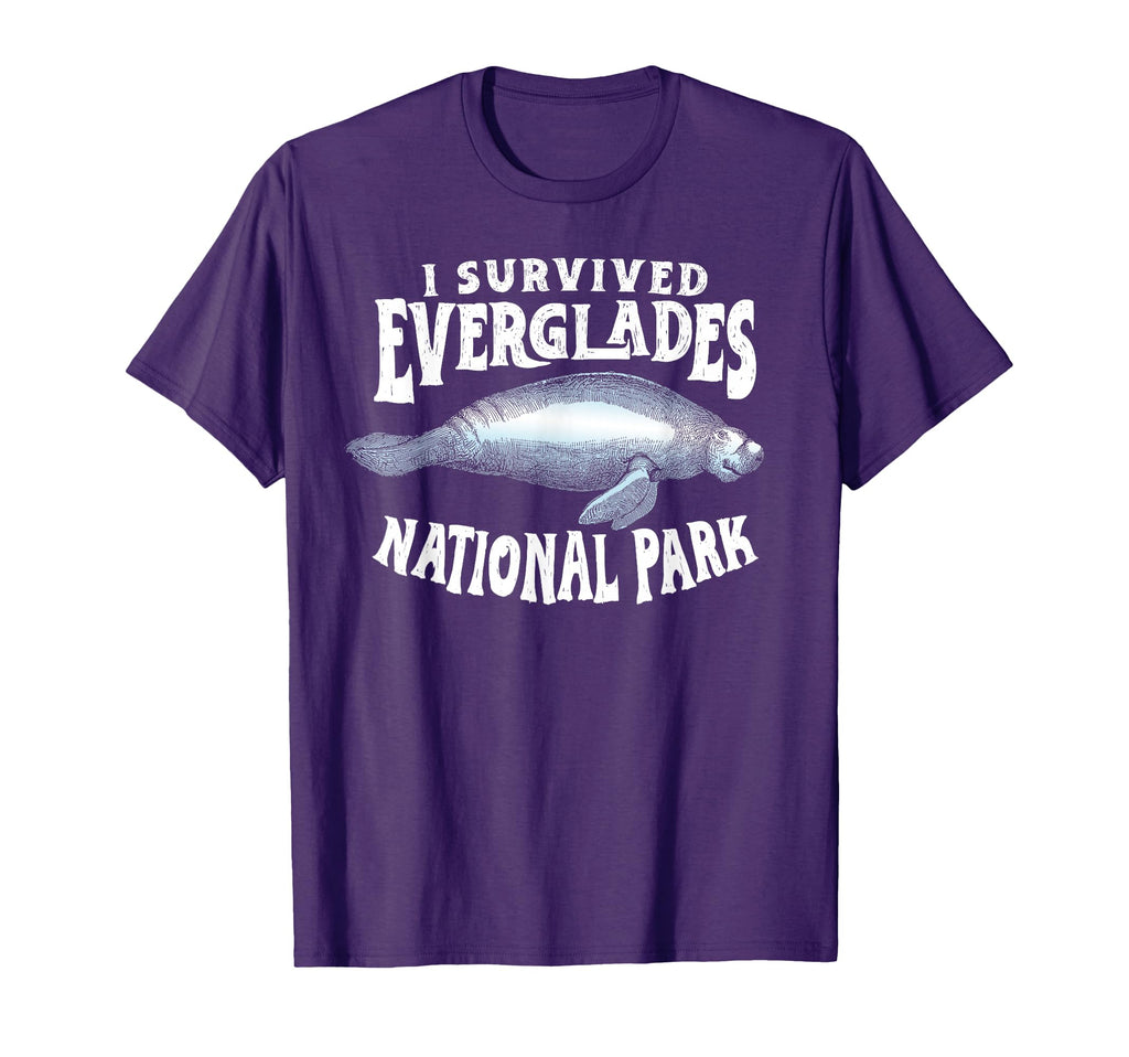 I Survived Everglades National Park T-Shirt - Minimalist Print Men Women - T-Shirt, Sweatshirt, Hoodie