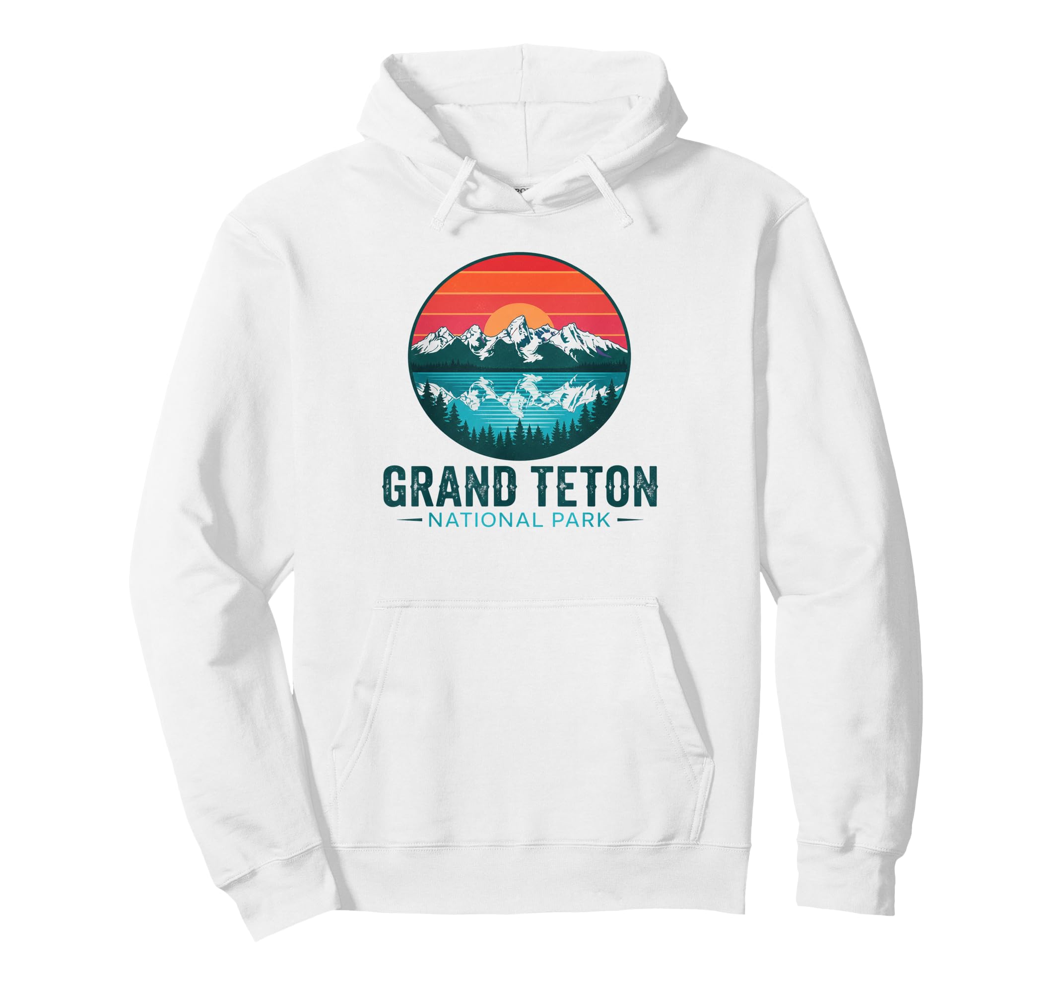 Grand Teton National Park Outdoor Us Hoodie - Graphic Print for Adults - T-Shirt, Sweatshirt, Hoodie