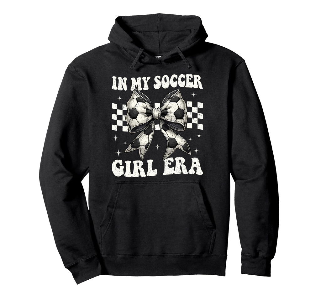 My Soccer Era Coquette Bow Soccer Hoodie - Fun Novelty Design for Adults - T-Shirt, Sweatshirt, Hoodie