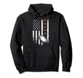 Football Coach American Flag Football Hoodie - Graphic Print Men Women - T-Shirt, Sweatshirt, Hoodie