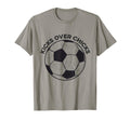 Kicks Over Chicks Funny Soccer Sarcastic T-Shirt - Graphic Print Men Women - T-Shirt, Sweatshirt, Hoodie
