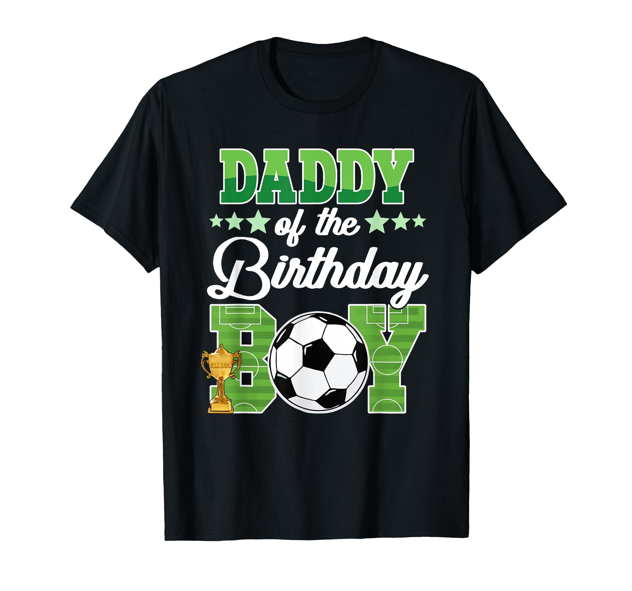 Soccer Daddy Birthday Party Soccer T-Shirt - Aesthetic Graphic Men Women - T-Shirt, Sweatshirt, Hoodie