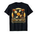 70S Vinyl Record Player T-Shirt - Graphic Print Unisex - T-Shirt, Sweatshirt, Hoodie