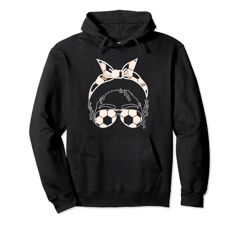 Soccer Ball Sunglasses Soccer Hoodie - Aesthetic Graphic Men Women - T-Shirt, Sweatshirt, Hoodie