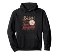 Soccer Is My Love Language Ball Player Fan Hoodie - Graphic Print Unisex - T-Shirt, Sweatshirt, Hoodie