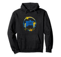 Music Headphones Dj Headphones Old Hoodie - Casual Everyday Wear Men Women - T-Shirt, Sweatshirt, Hoodie