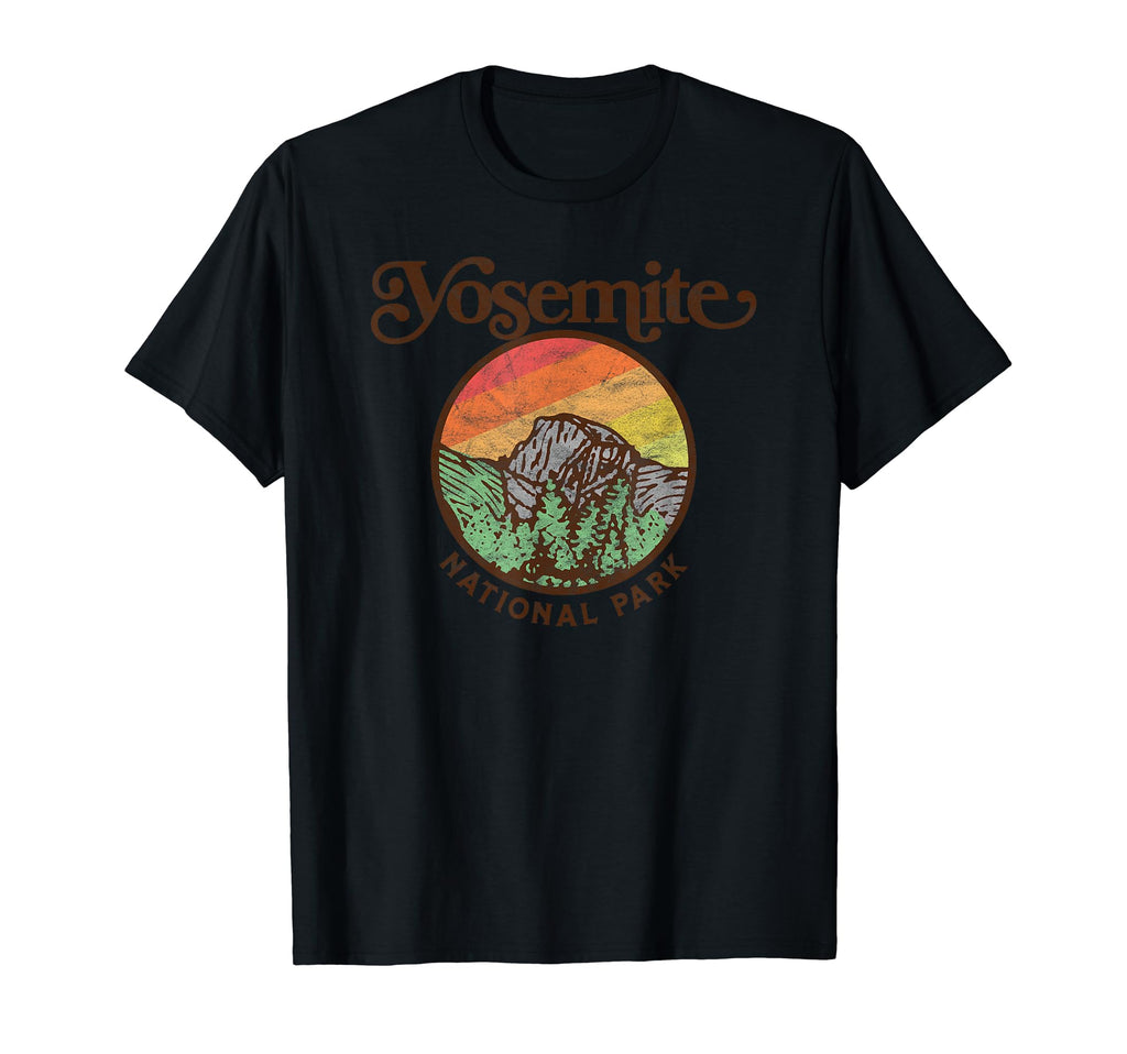 Yosemite National Park 80S T-Shirt - Unique Graphic for Adults - T-Shirt, Sweatshirt, Hoodie
