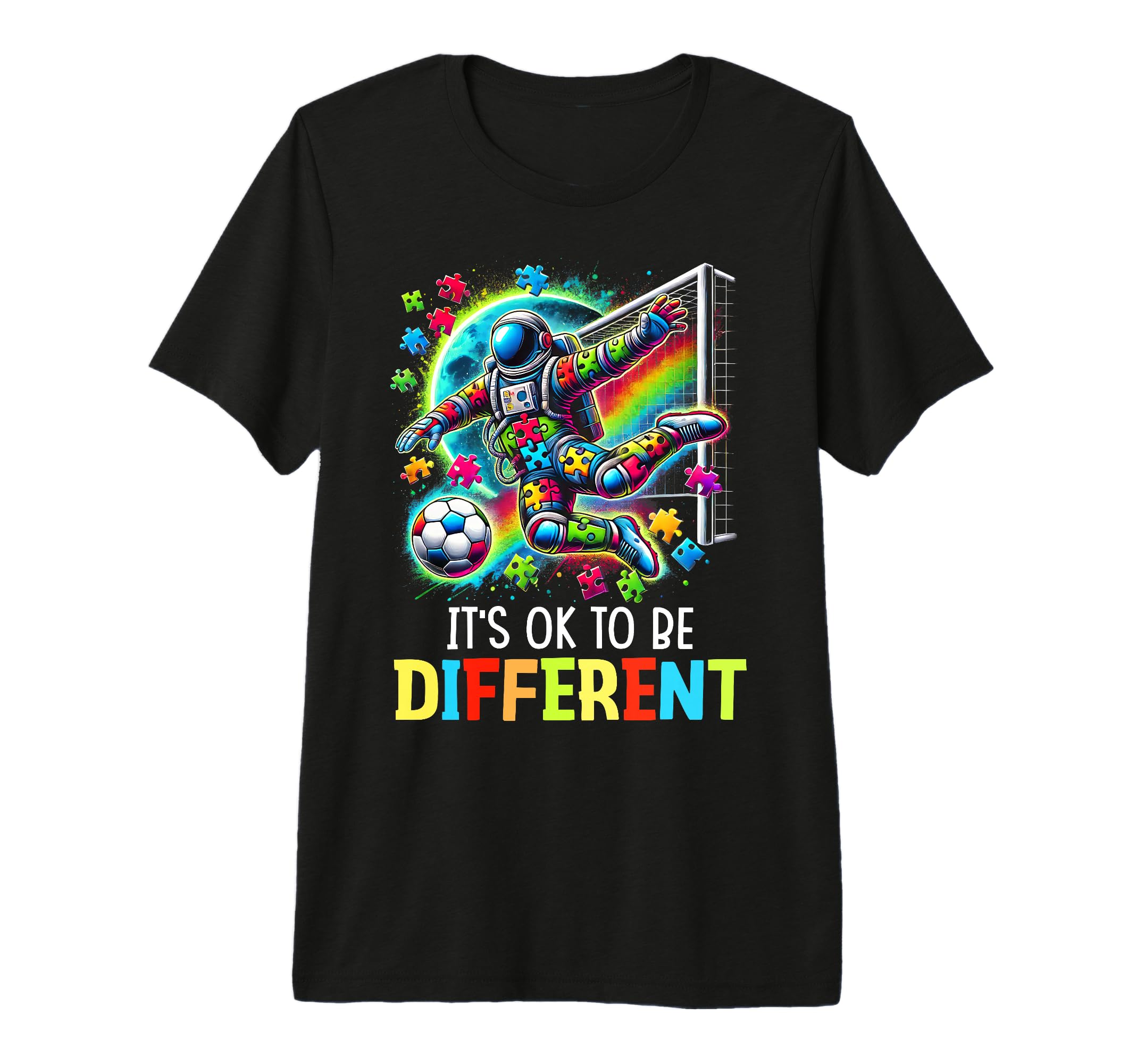 Its Ok To Be Different Astronaut T-Shirt - Custom Art Print for Adults - T-Shirt, Sweatshirt, Hoodie