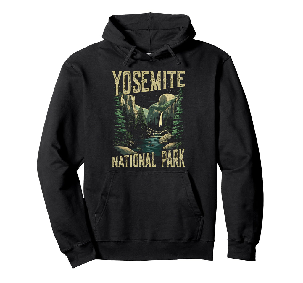 Yosemite National Park Hoodie - Trendy Graphic Men Women - T-Shirt, Sweatshirt, Hoodie