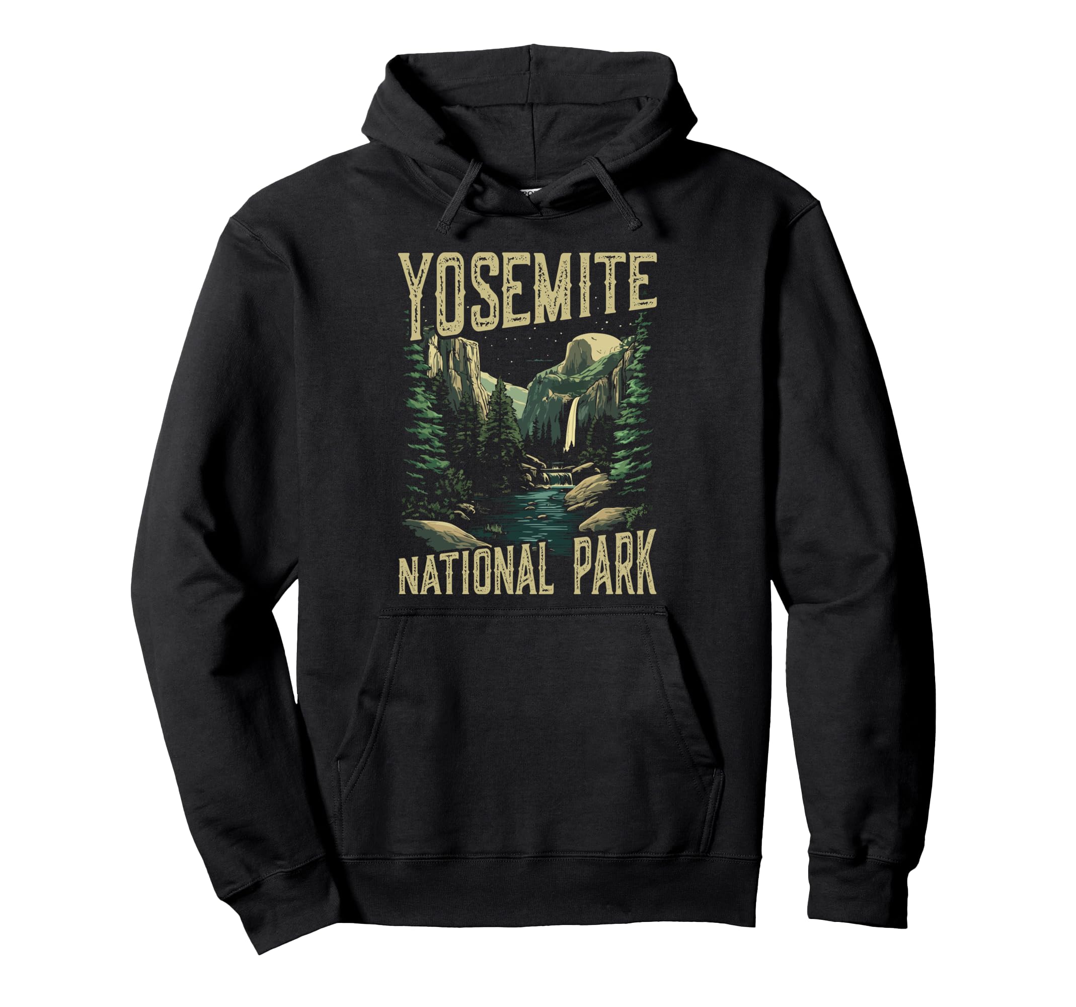 Yosemite National Park Hoodie - Trendy Graphic Men Women - T-Shirt, Sweatshirt, Hoodie
