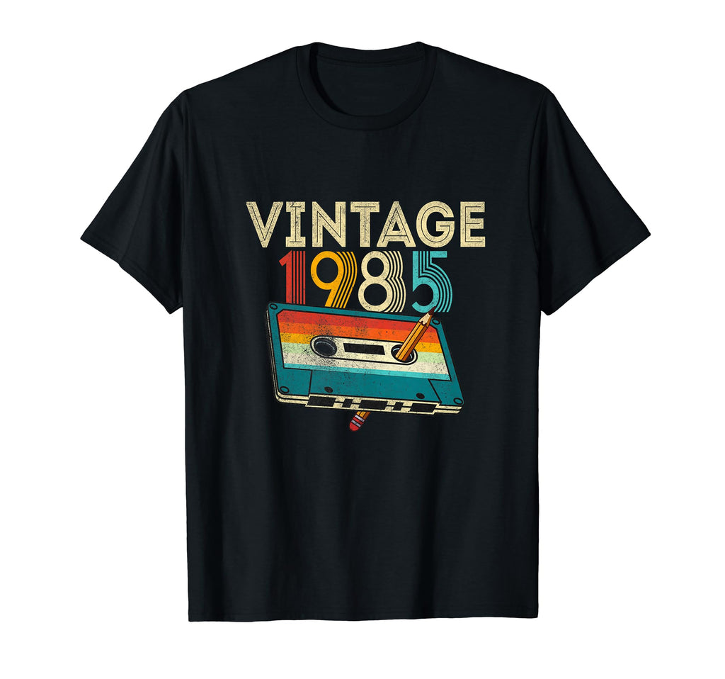 40 Year Old Gifts 1985 Cassette Tape T-Shirt - Trendy Graphic for Adults - T-Shirt, Sweatshirt, Hoodie