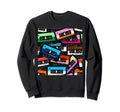 80S Rock Cassettes Rock Cassettes Tapes Sweatshirt - Unique Graphic Unisex - T-Shirt, Sweatshirt, Hoodie