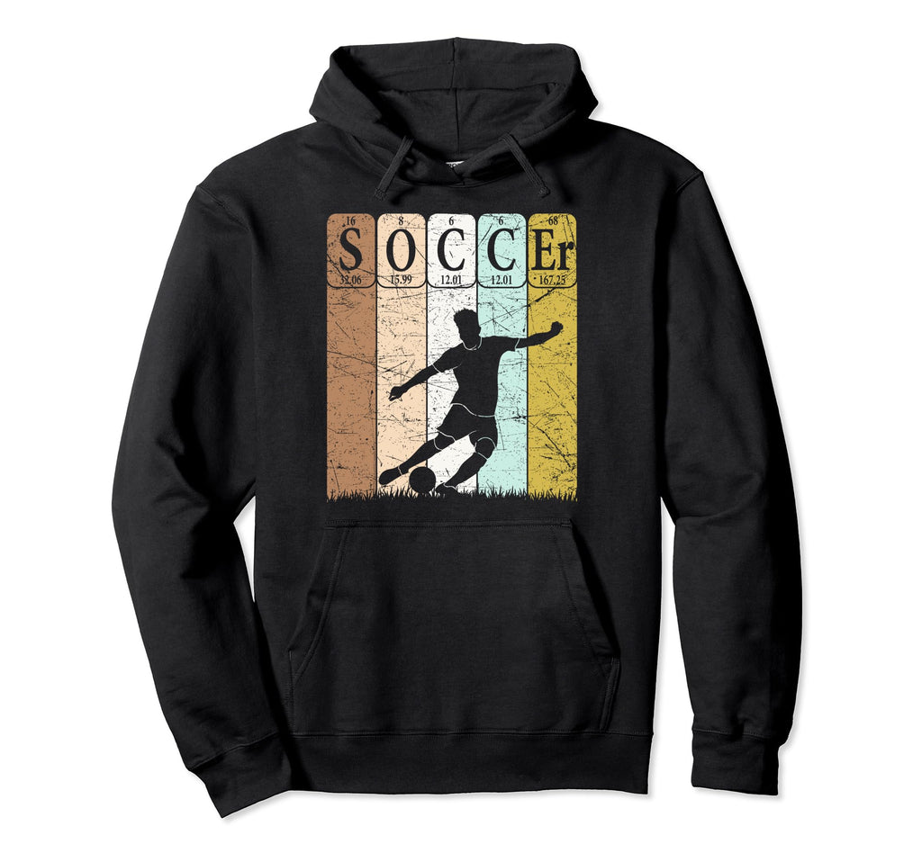 Soccer Periodic Table Elements Soccer Hoodie - Aesthetic Graphic Men Women - T-Shirt, Sweatshirt, Hoodie