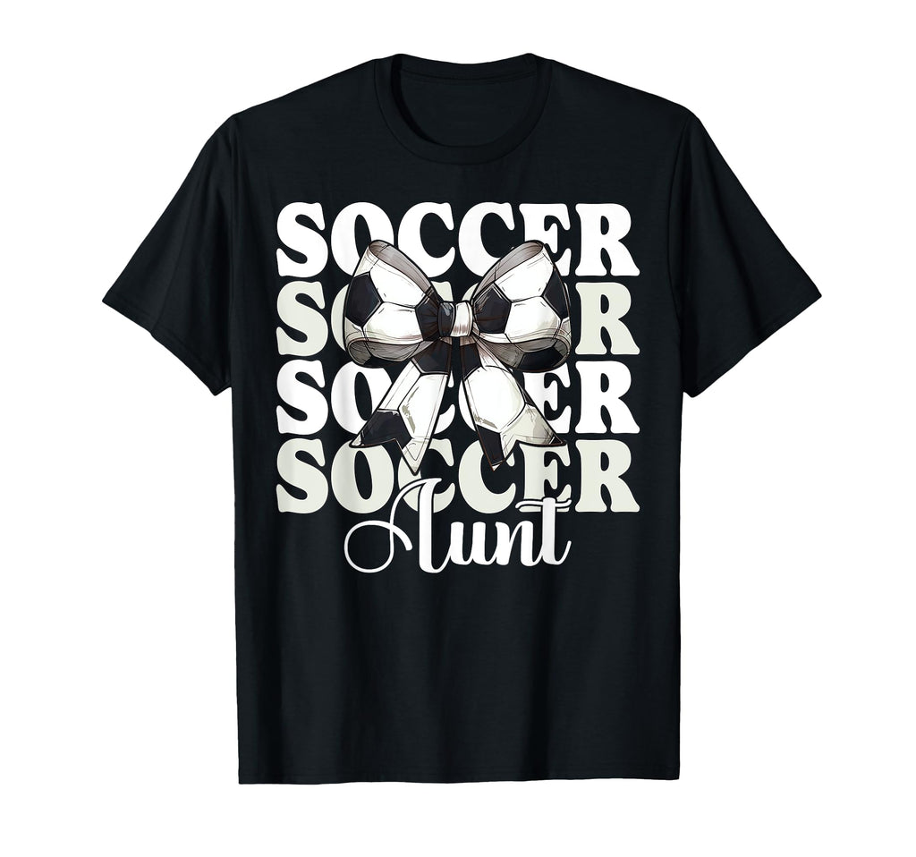 Womens Coquette Bow Ribbon Soccer T-Shirt - Aesthetic Graphic Unisex - T-Shirt, Sweatshirt, Hoodie