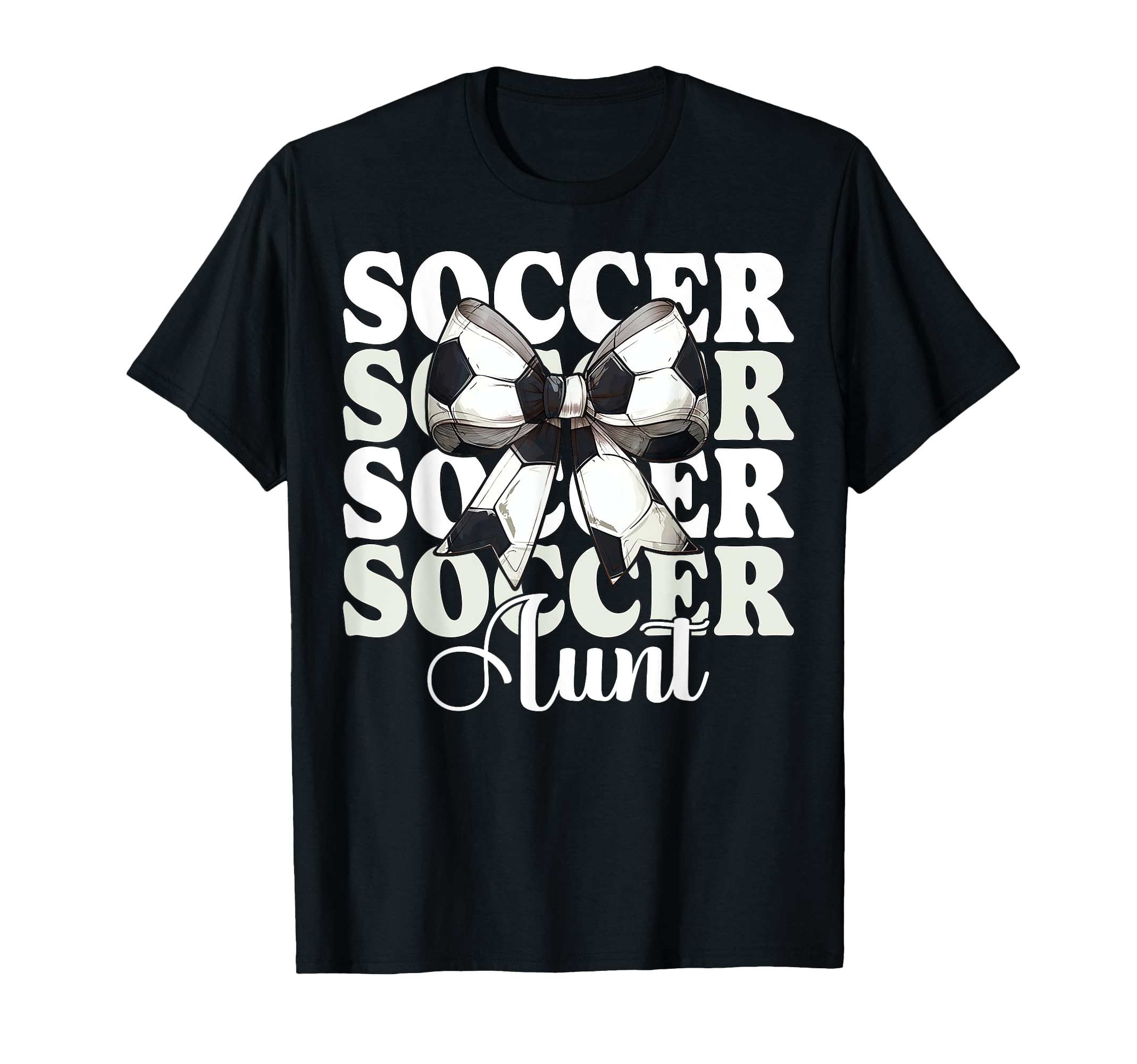 Womens Coquette Bow Ribbon Soccer T-Shirt - Aesthetic Graphic Unisex - T-Shirt, Sweatshirt, Hoodie