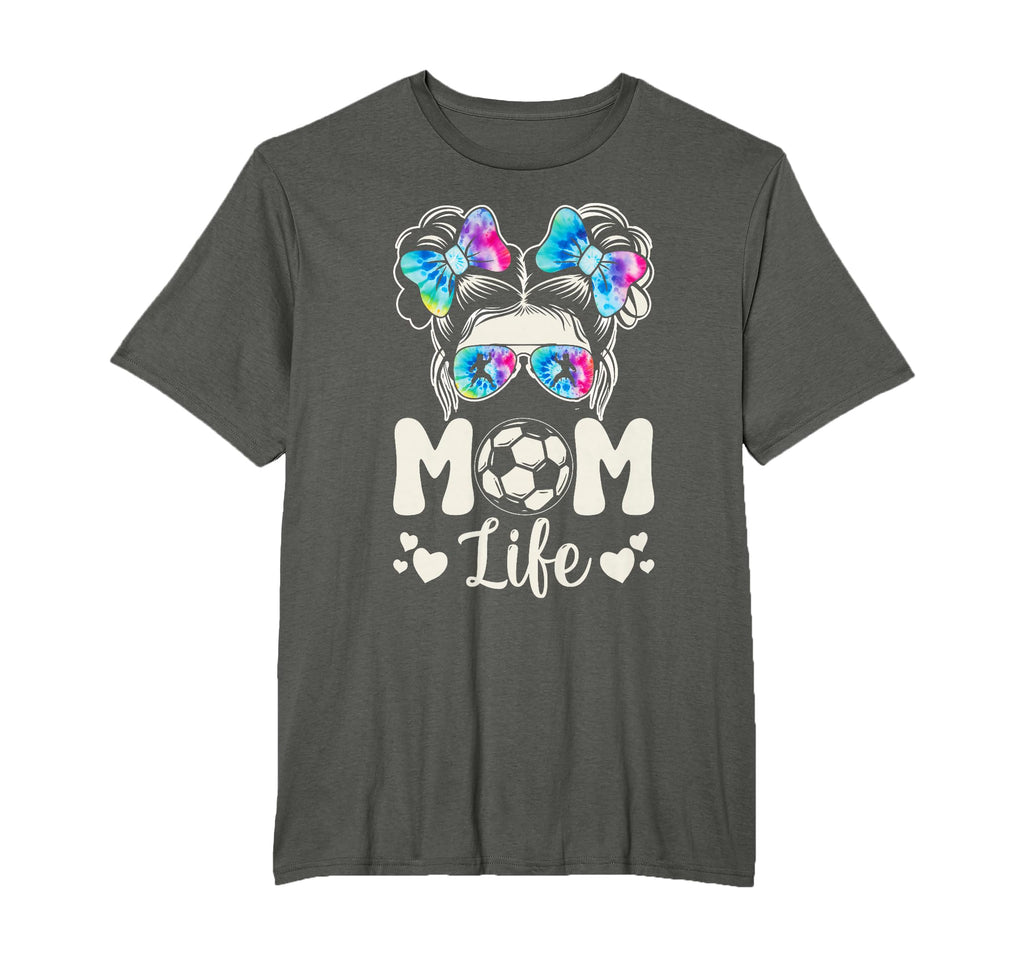 Soccer Karate Mom Life Messy Bun T-Shirt - Trendy Graphic for Adults - T-Shirt, Sweatshirt, Hoodie