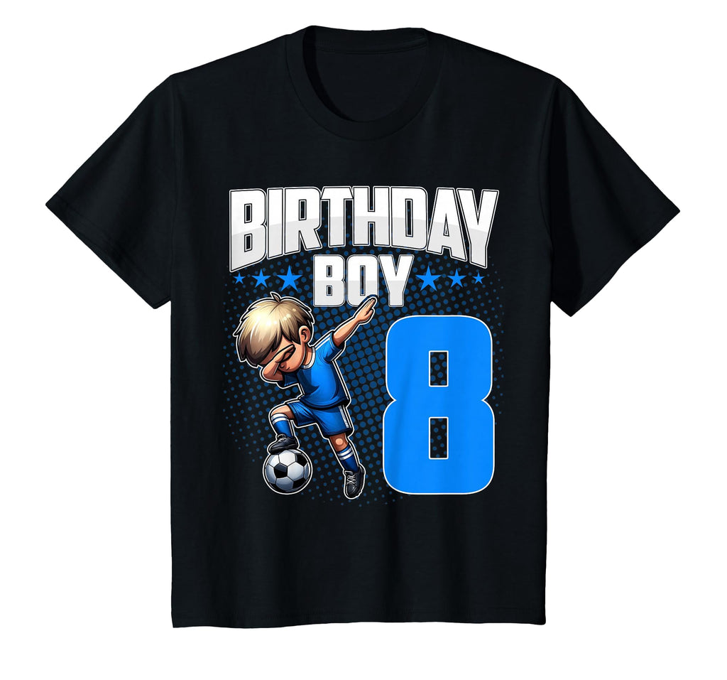 8Th Birthday Soccer Dabbing 8 Years T-Shirt - Novelty Apparel Men Women - T-Shirt, Sweatshirt, Hoodie