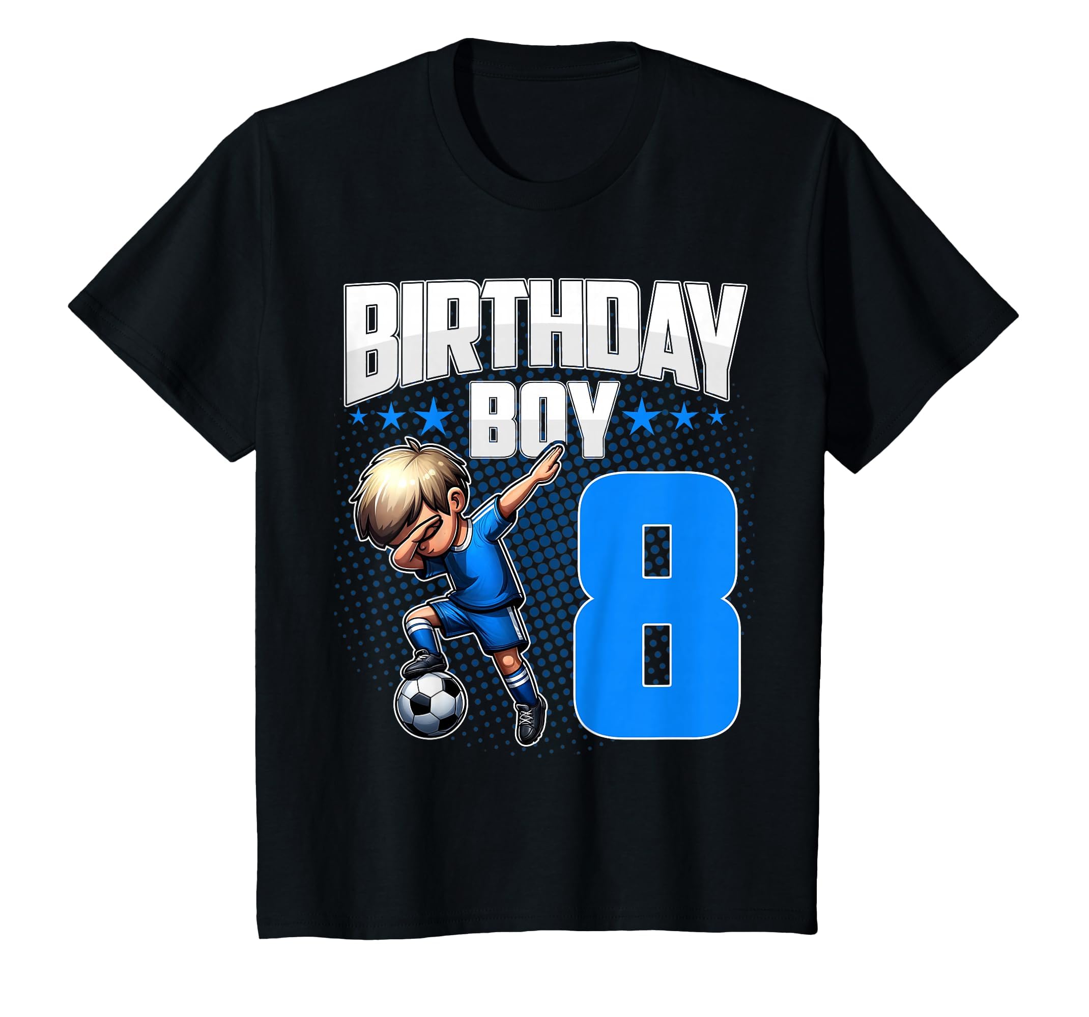 8Th Birthday Soccer Dabbing 8 Years T-Shirt - Novelty Apparel Men Women - T-Shirt, Sweatshirt, Hoodie