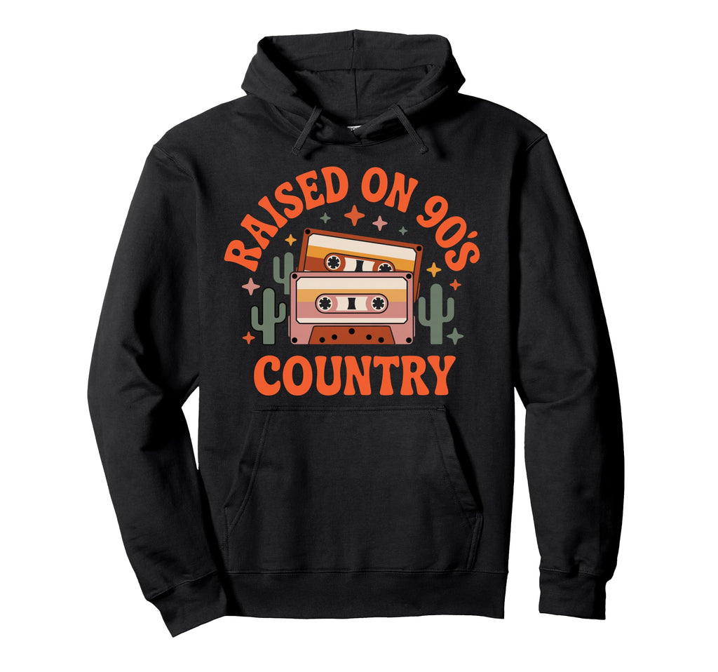 Cassette Tape Rnb Raised 90S Music Hoodie - Fun Novelty Design for Adults - T-Shirt, Sweatshirt, Hoodie