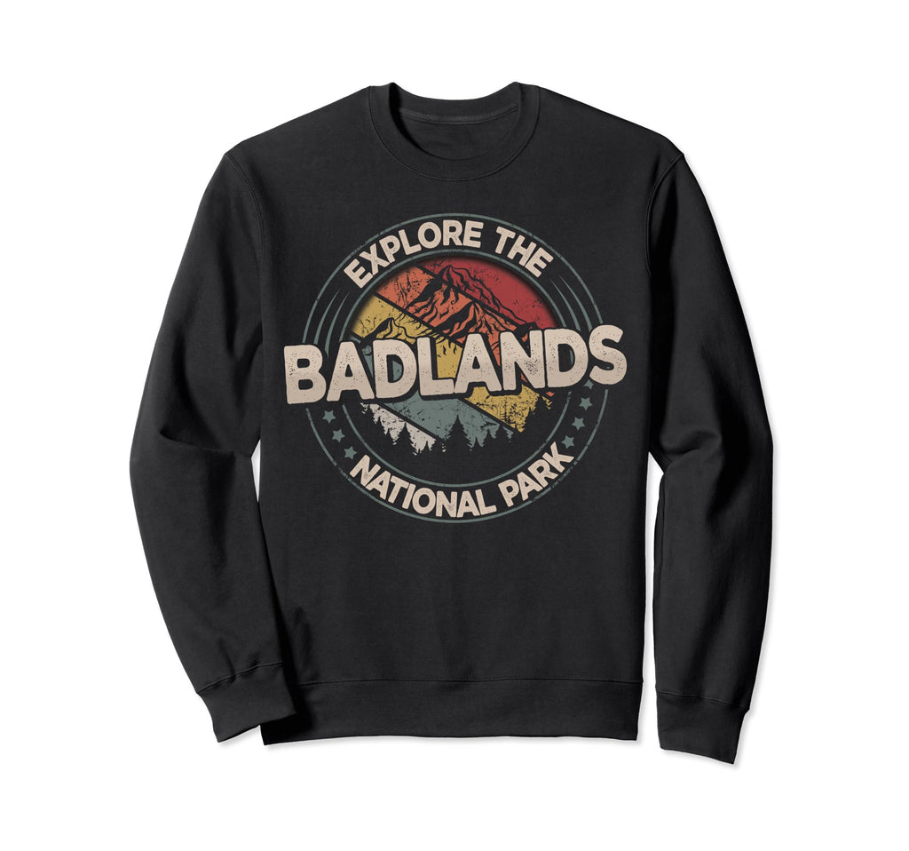 Badlands National Park Us Badlands Sweatshirt - Minimalist Print Men Women - T-Shirt, Sweatshirt, Hoodie