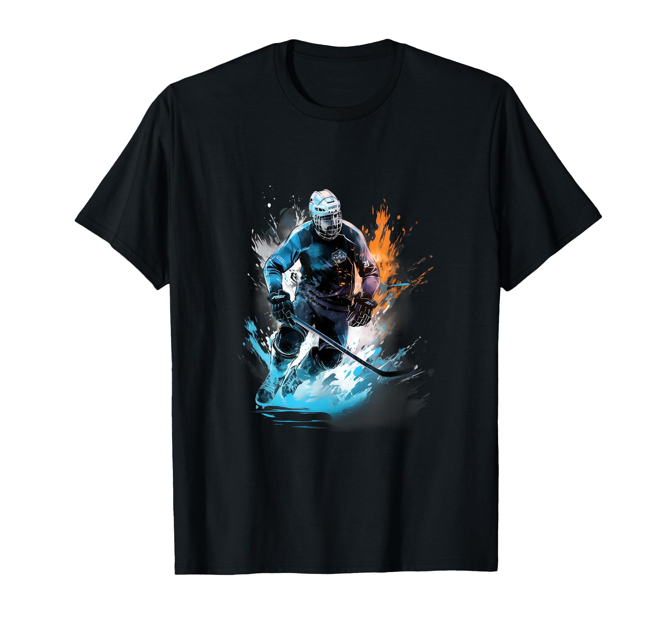 Ice Hockey Player Goalkeeper Ice Hockey T-Shirt - Graphic Print Unisex - T-Shirt, Sweatshirt, Hoodie