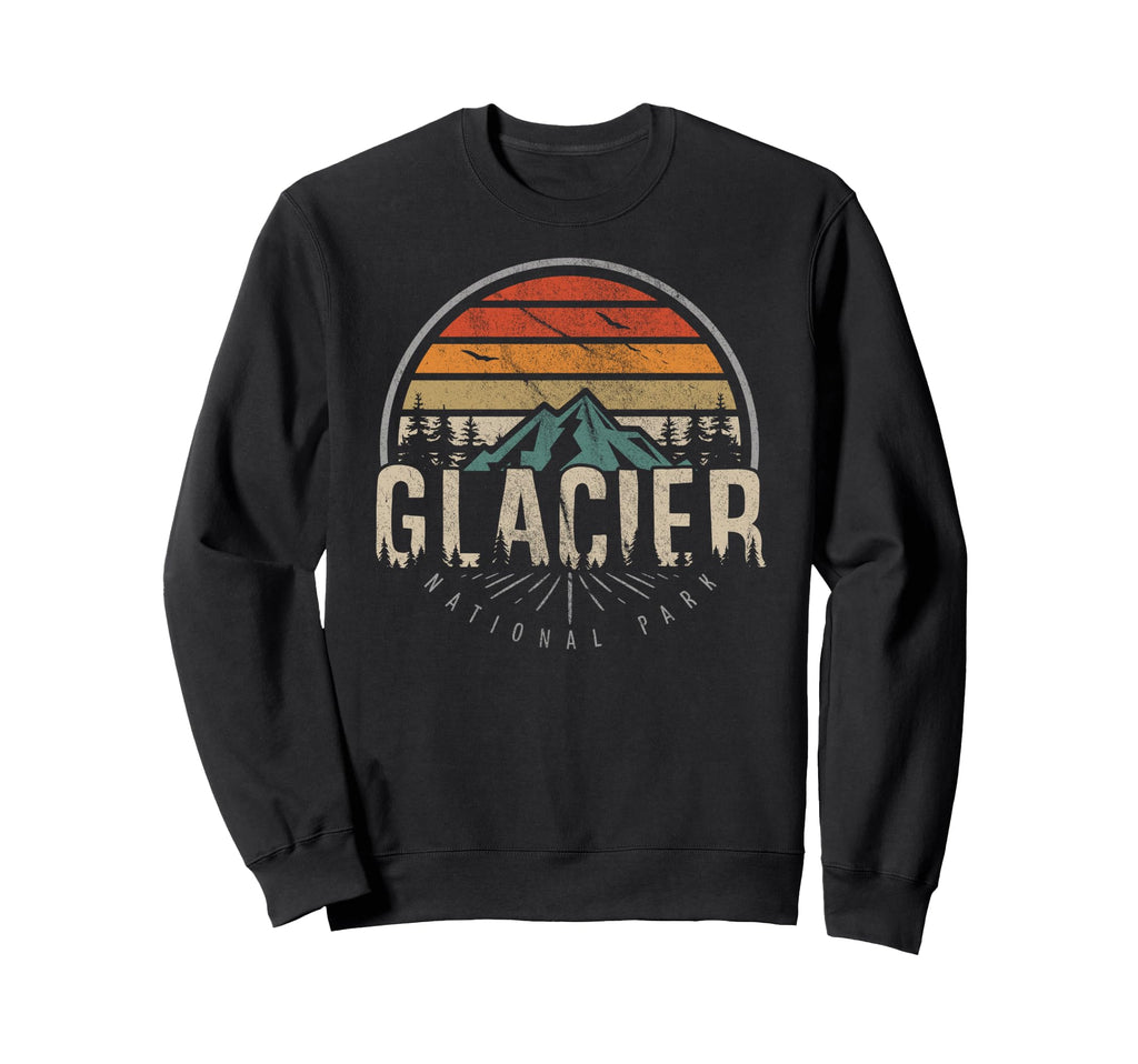 Glacier National Park Us Glacier Sweatshirt - Fun Novelty Design Unisex - T-Shirt, Sweatshirt, Hoodie
