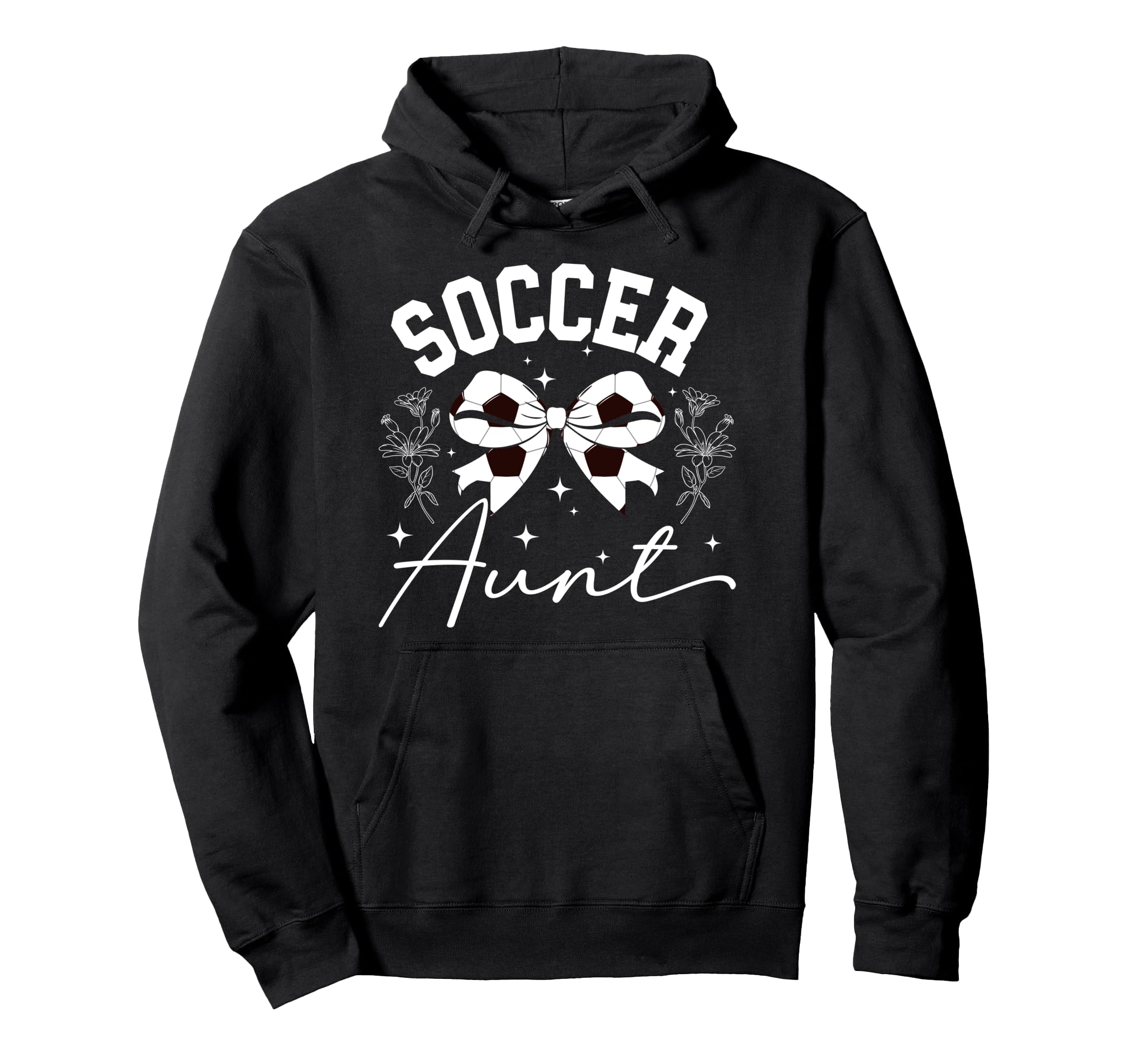 Soccer Aunt Coquette Soccer Player Aunt Hoodie - Novelty Apparel Unisex - T-Shirt, Sweatshirt, Hoodie