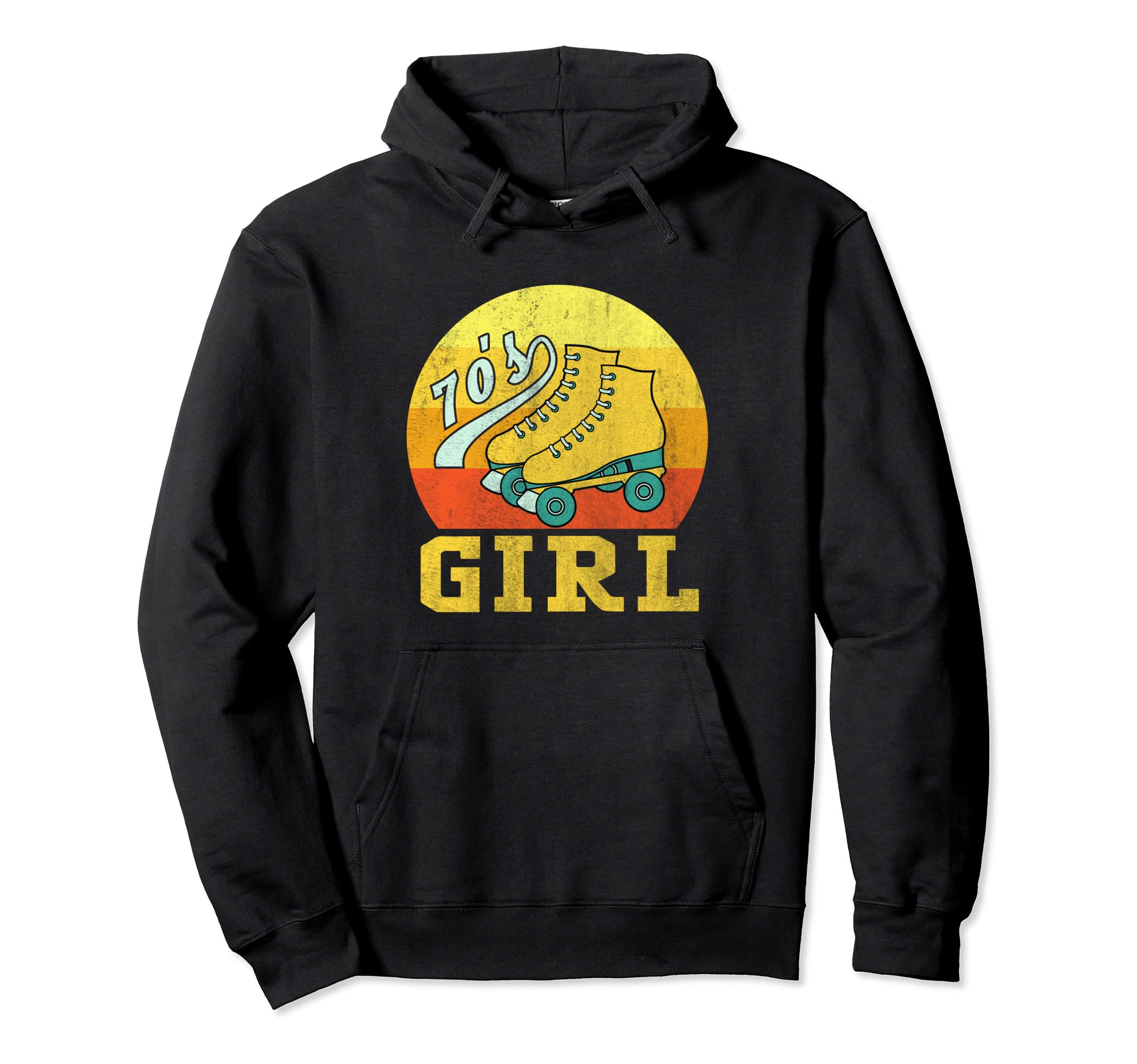 70S Roller Skating Roller Skate Disco 70S Hoodie - Novelty Apparel Unisex - T-Shirt, Sweatshirt, Hoodie