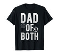 Dad Both Proud Soccer Volleyball Dad T-Shirt - Trendy Graphic Men Women - T-Shirt, Sweatshirt, Hoodie
