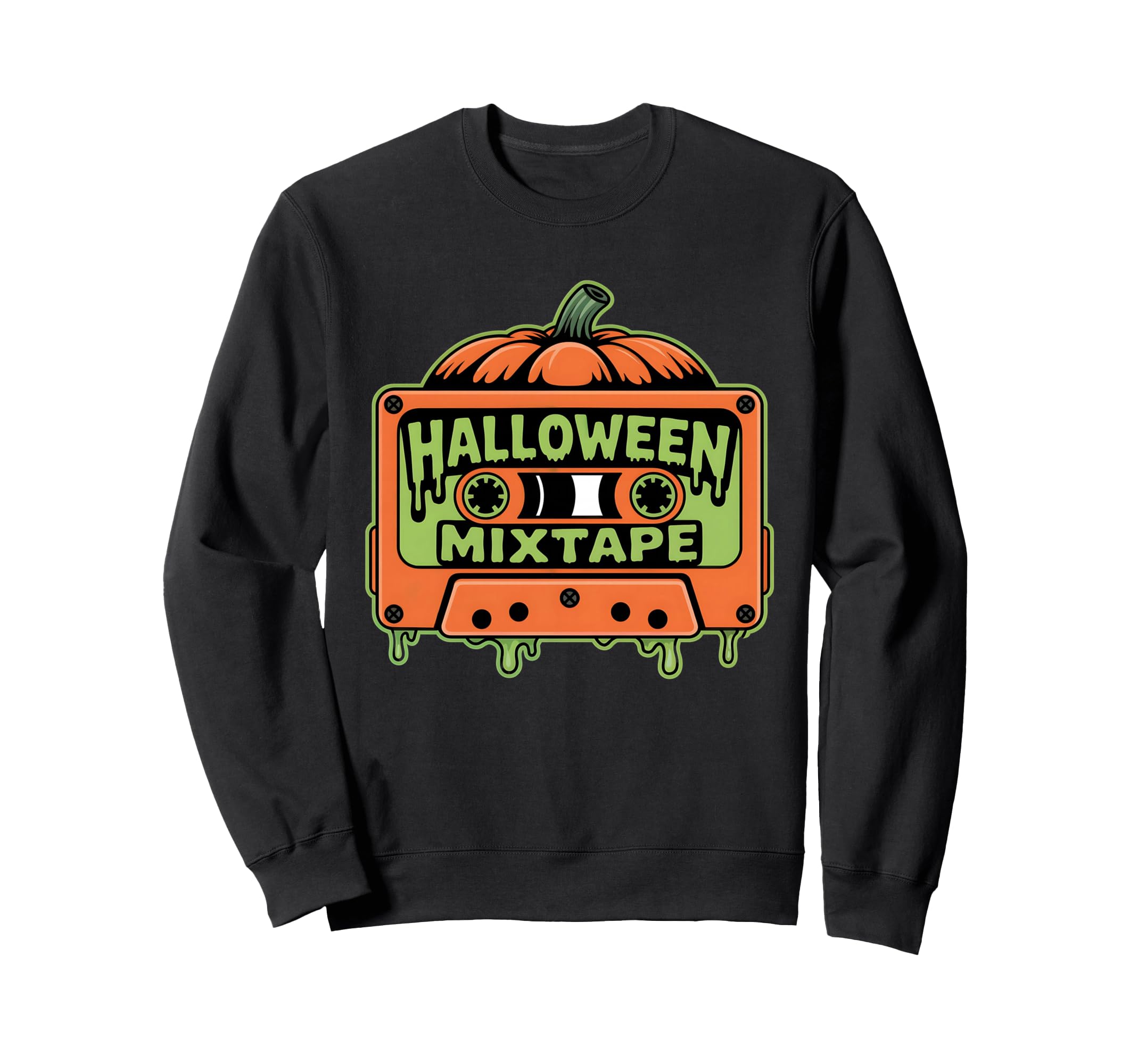 Mix Tape 80S 90S Halloween Cassette Sweatshirt - Streetwear Style Unisex - T-Shirt, Sweatshirt, Hoodie