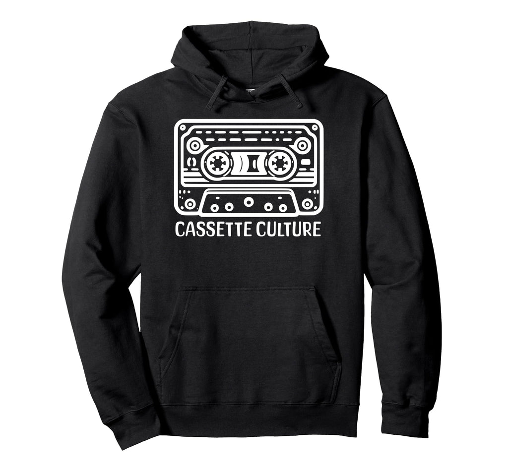 Cassette Culture 80S 90S Music Hoodie - Fun Novelty Design for Adults - T-Shirt, Sweatshirt, Hoodie