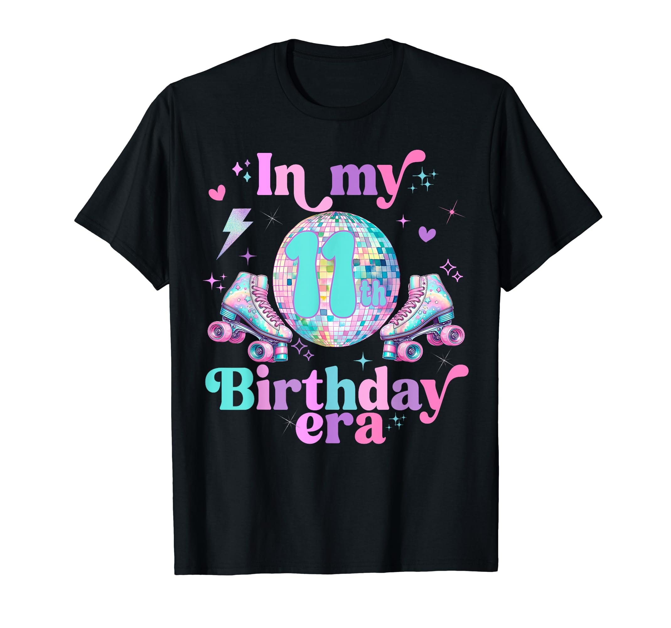 Roller Skates Birthday Disco Ball Hoodie - Casual Everyday Wear Men Women - T-Shirt, Sweatshirt, Hoodie