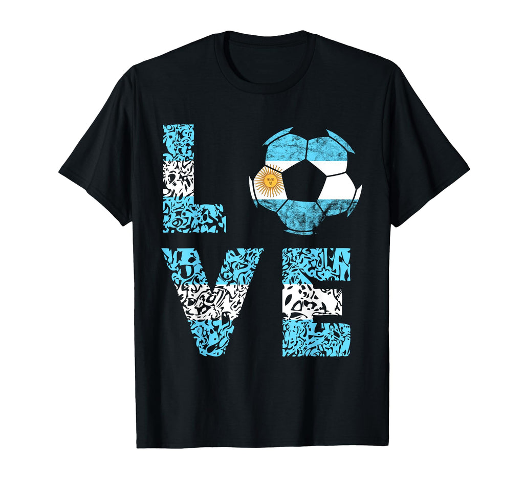 Argentina Soccer Team Argentina Love T-Shirt - Aesthetic Graphic Men Women - T-Shirt, Sweatshirt, Hoodie