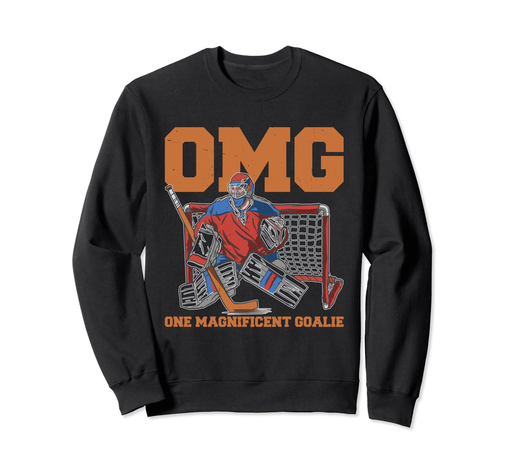Hockey Goalie Goalkeeper Ice Sweatshirt - Streetwear Style for Adults - T-Shirt, Sweatshirt, Hoodie