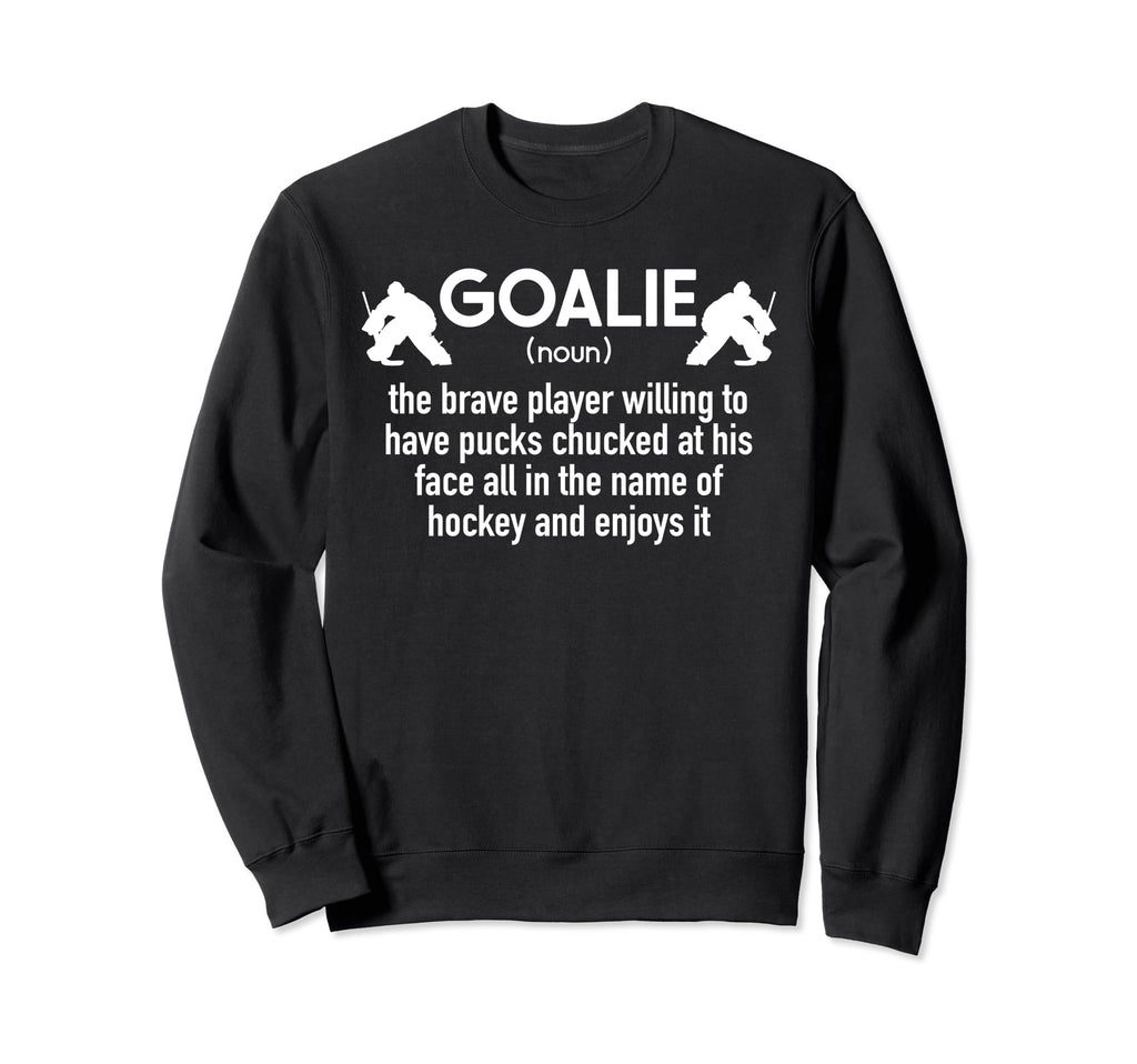 Ice Hockey Goalie Ice Hockey Sweatshirt - Custom Art Print Men Women - T-Shirt, Sweatshirt, Hoodie