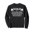 Ice Hockey Goalie Ice Hockey Sweatshirt - Custom Art Print Men Women - T-Shirt, Sweatshirt, Hoodie