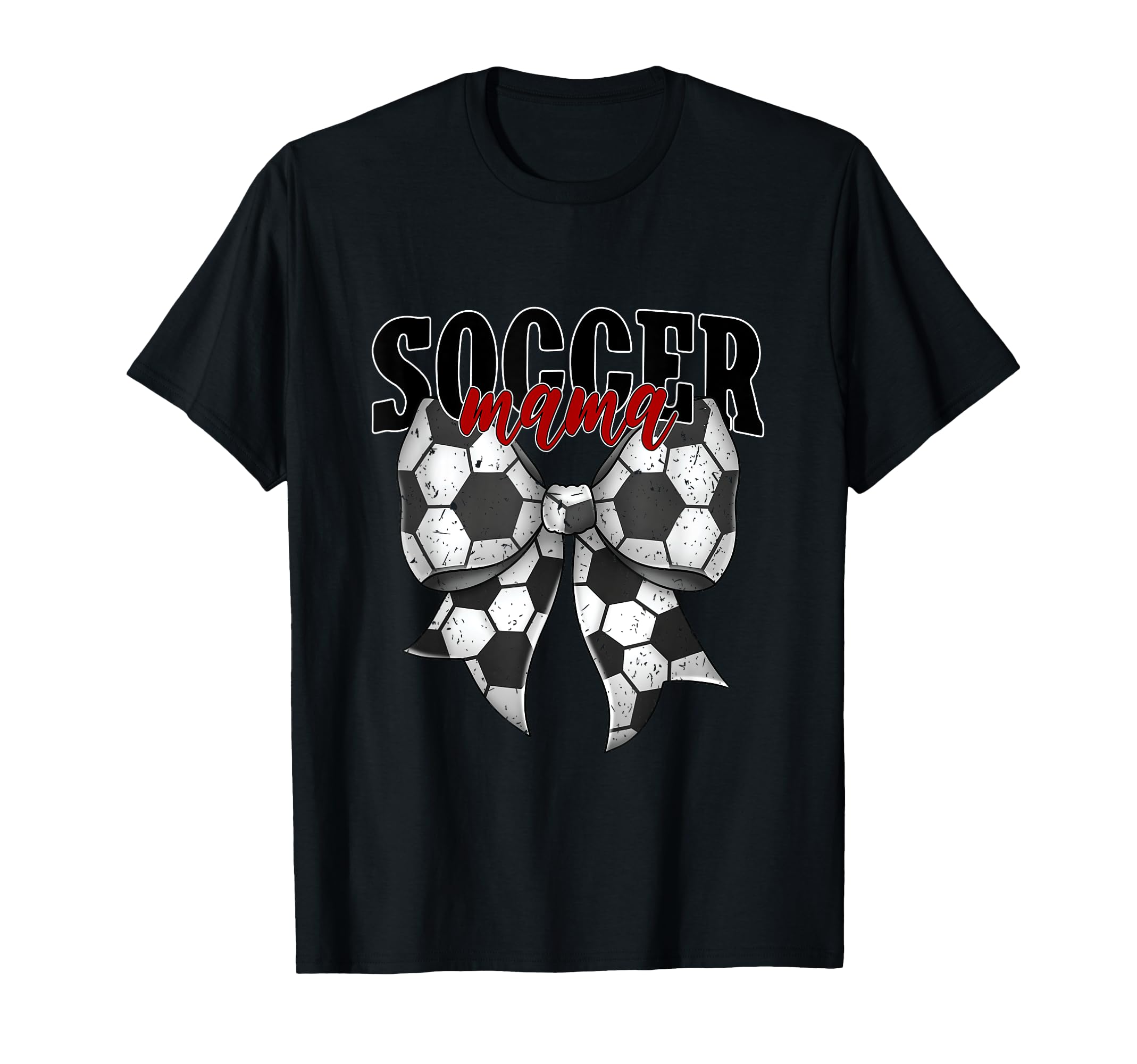 Soccer Mama Coquette Bow Proud Soccer Mom T-Shirt - Trendy Graphic Unisex - T-Shirt, Sweatshirt, Hoodie