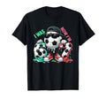 Soccer Ball I Was 6 Now Im 7Th Birthday T-Shirt - Custom Art Print Unisex - T-Shirt, Sweatshirt, Hoodie