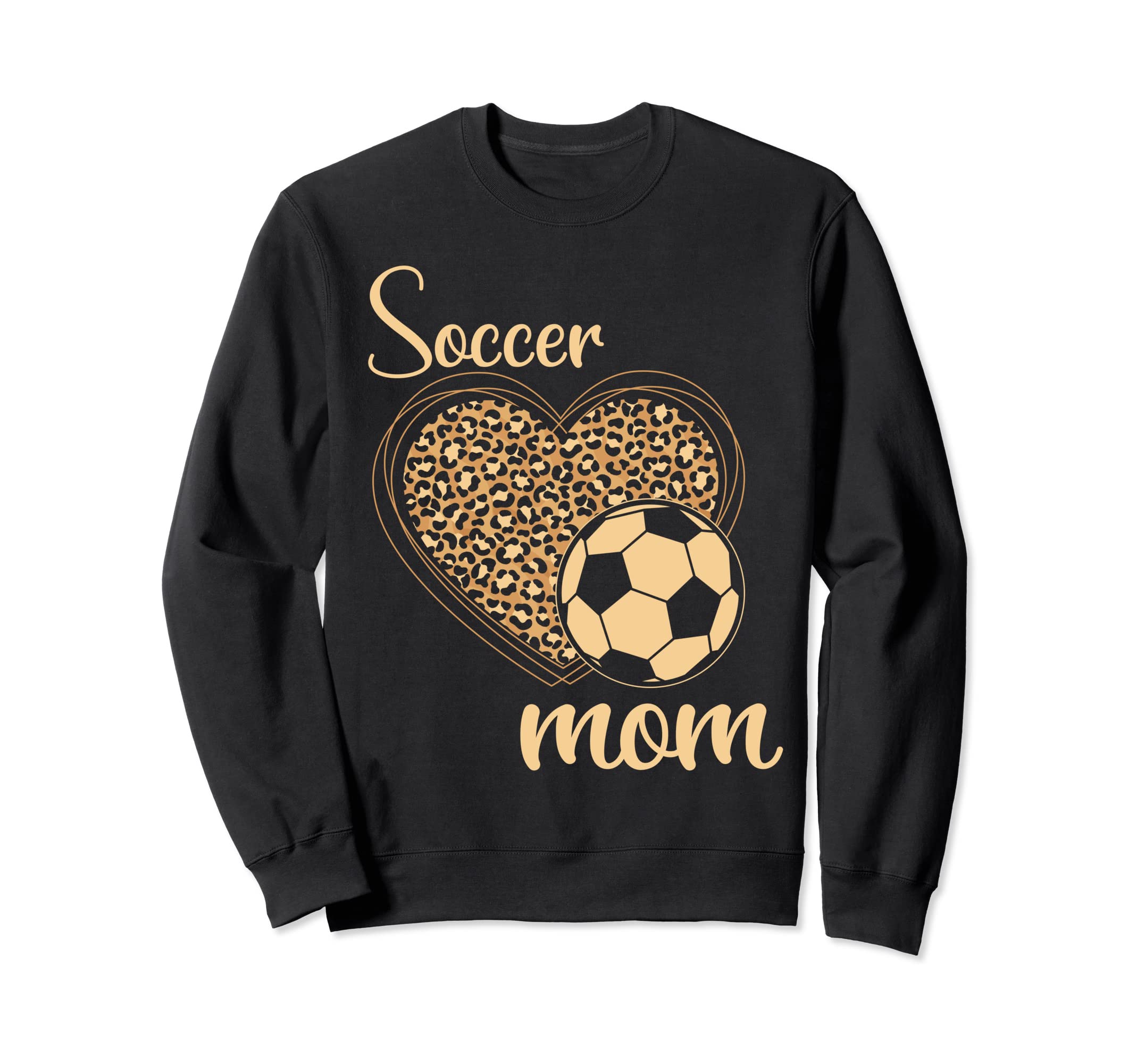 Leopard Soccer Mother Sweatshirt - Unique Graphic Men Women - T-Shirt, Sweatshirt, Hoodie