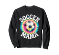 Soccer Mama Mom Tie Dye Sweatshirt - Aesthetic Graphic Unisex - T-Shirt, Sweatshirt, Hoodie