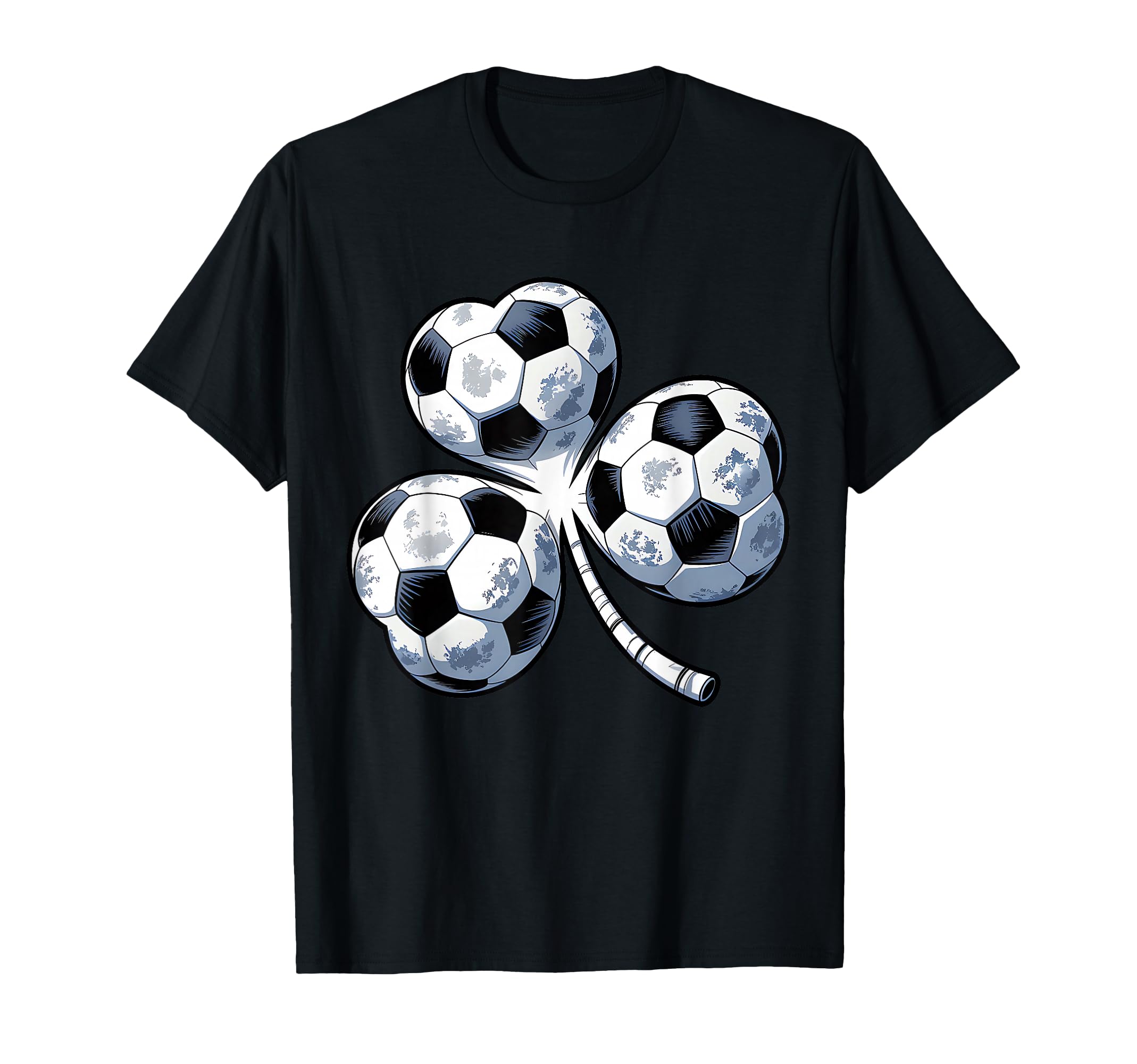 Soccer St Patricks Day Shamrock Green T-Shirt - Trendy Graphic Men Women - T-Shirt, Sweatshirt, Hoodie